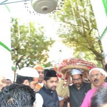 Today offered 'Chadar' on behalf of PM Shri Narendra Modi at dargah of Sufi Saint Hazrat Khwaja Moinuddin Chishti at Ajmer Sharif on 806th annual Urs. 