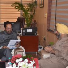  A delegation of Delhi Sikh Gurudwara Management  Committee met me at Antyodaya Bhawan today. Various issues of socio-economic-educational empowerment of the community were discussed. 