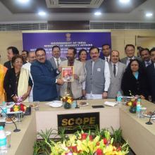 The Minister of State for Minority Affairs (Independent Charge) and Parliamentary Affairs, Shri Mukhtar Abbas Naqvi addressing the Anglo Indian community meeting, in New Delhi on January 13, 2017