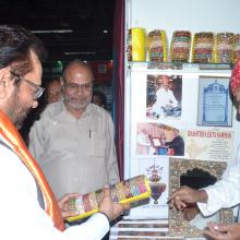 The Union Minister for Minority Affairs, Shri Mukhtar Abbas Naqvi inaugurating the Hunar Haat, at the 37th India International Trade Fair (IITF), at Pragati Maidan, in New Delhi on November 15, 2017.