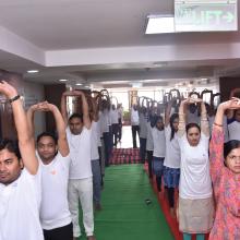 3rd  International Yoga Day celebrated in the premises of Ministry of Minority Affairs on 21st June,  2017. 