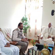 Today met George Alencherry, his grace Cardinal & Major Arch Bishop of Diocese of Ernakulam at Kochi & discussed empowerment of Christians.