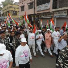 Participated in Run for Unity in Rampur with thousands of people from all sections of the society.