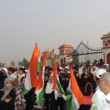 Participated in Run for Unity in Rampur with thousands of people from all sections of the society.