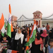 Participated in Run for Unity in Rampur with thousands of people from all sections of the society.