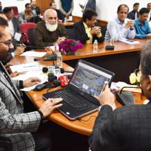 The Union Minister for Minority Affairs, Shri Mukhtar Abbas Naqvi launching the portal for Haj Tour Operators, in New Delhi on December 14, 2017.